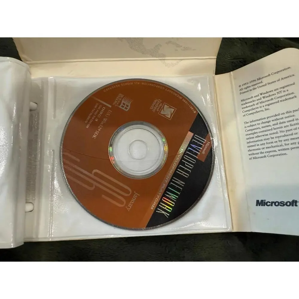Microsoft Developer Network Vintage SDK & Operating Systems for Windows